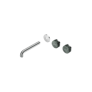 Serenity Wall Basin 185mm Offspout + Verde Alpi Handle Chrome gallery detail image