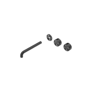 Serenity Wall Basin 220mm Offspout + Metal Handle Gun Metal gallery detail image