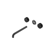 Serenity Wall Basin 220mm Spout + Marquina Black Handle Gun Metal gallery detail image