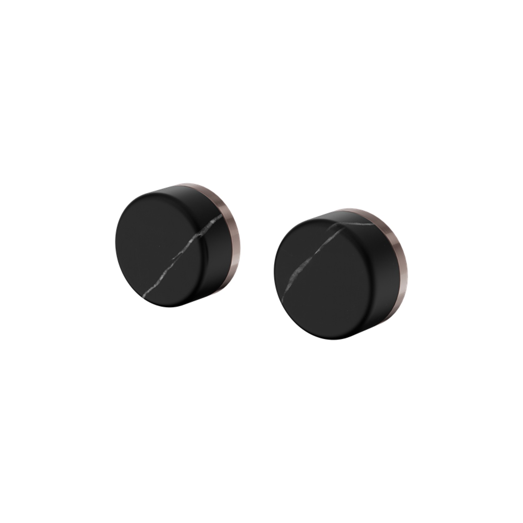 Serenity Wall Top Assembly With Marquina Black Handle Brushed Bronze gallery detail image