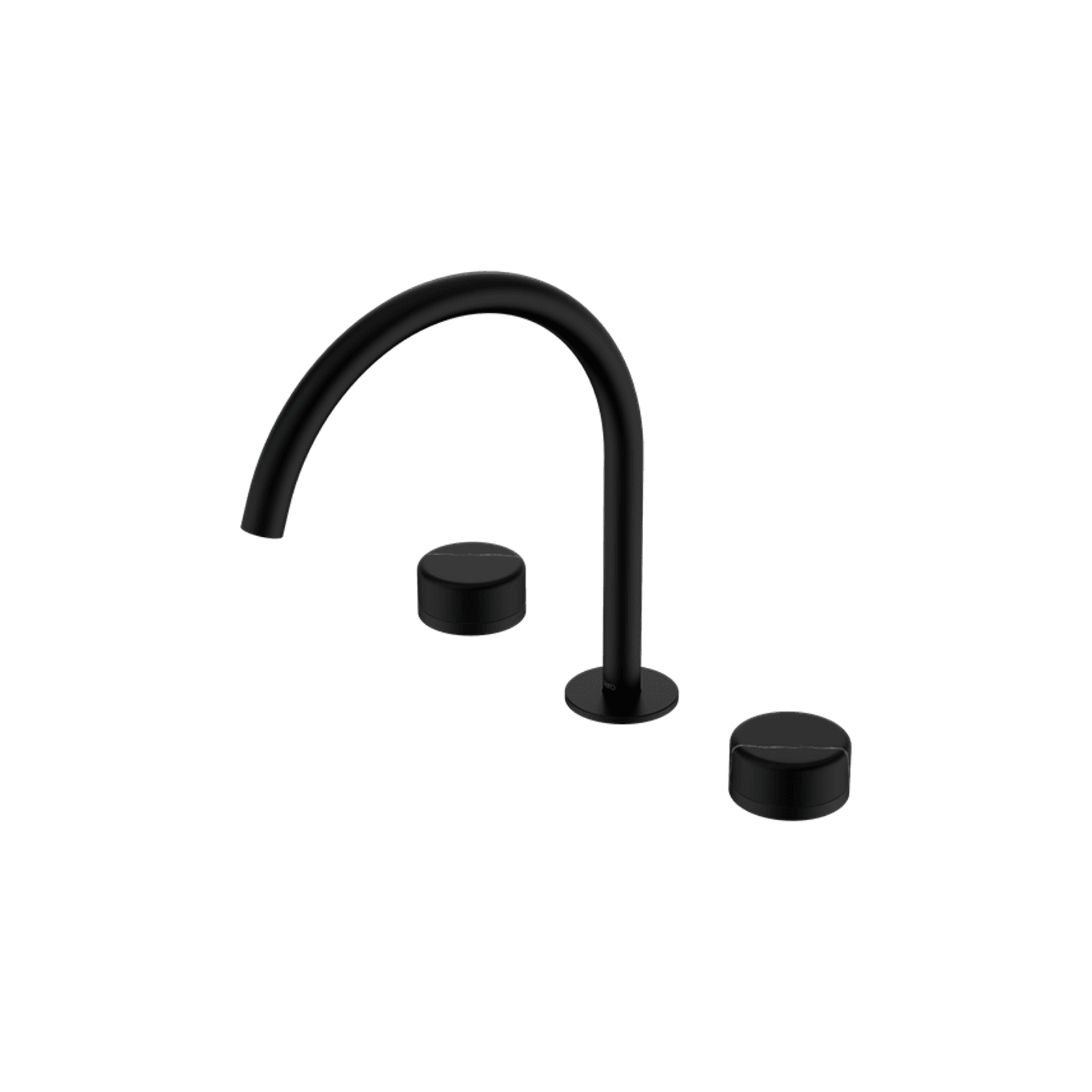 Serenity Bath/Kitchen Set Arc Spout With Marquina Black Handle Matte Black gallery detail image