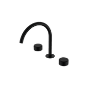 Serenity Bath/Kitchen Set Arc Spout With Marquina Black Handle Matte Black gallery detail image