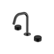 Serenity Basin Set Edge Spout With Marquina Black Handle Gun Metal gallery detail image