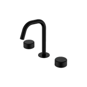 Serenity Basin Set Edge Spout With Marquina Black Handle Matte Black gallery detail image