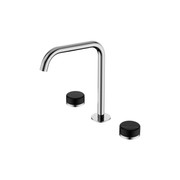 Serenity Bath/Kitchen Set Edge Spout With Marquina Black Handle Chrome gallery detail image
