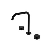 Serenity Bath/Kitchen Set Edge Spout With Marquina Black Handle Matte Black gallery detail image