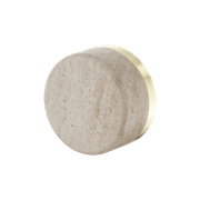 Serenity Shower Mixer Rome Travertine Handle Brushed Gold gallery detail image