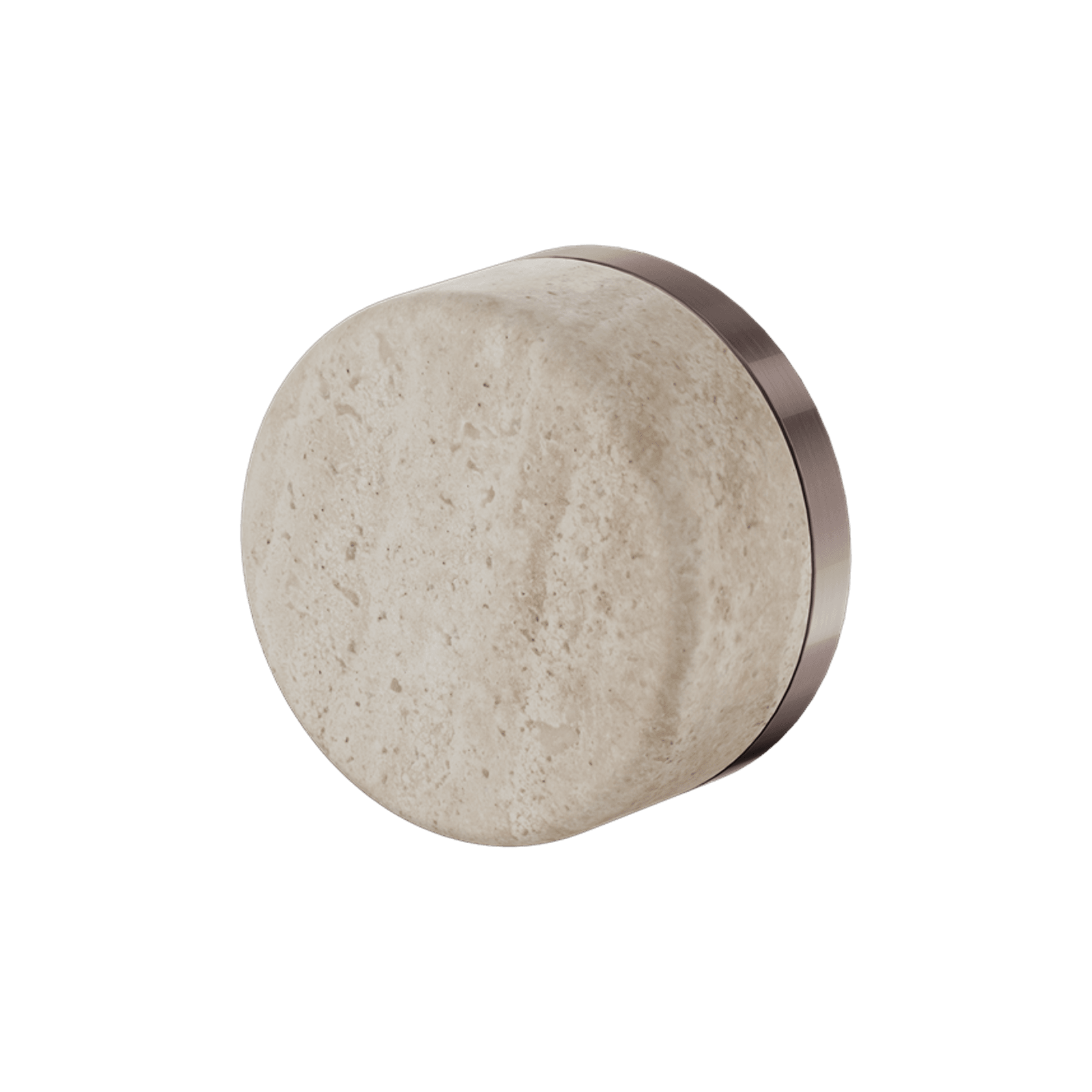 Serenity Shower Mixer Rome Travertine Handle Brushed Bronze gallery detail image