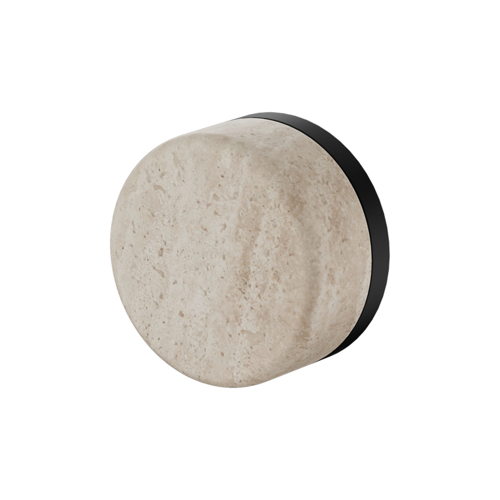 Serenity Shower Mixer Rome Travertine Handle Matte Black gallery detail image