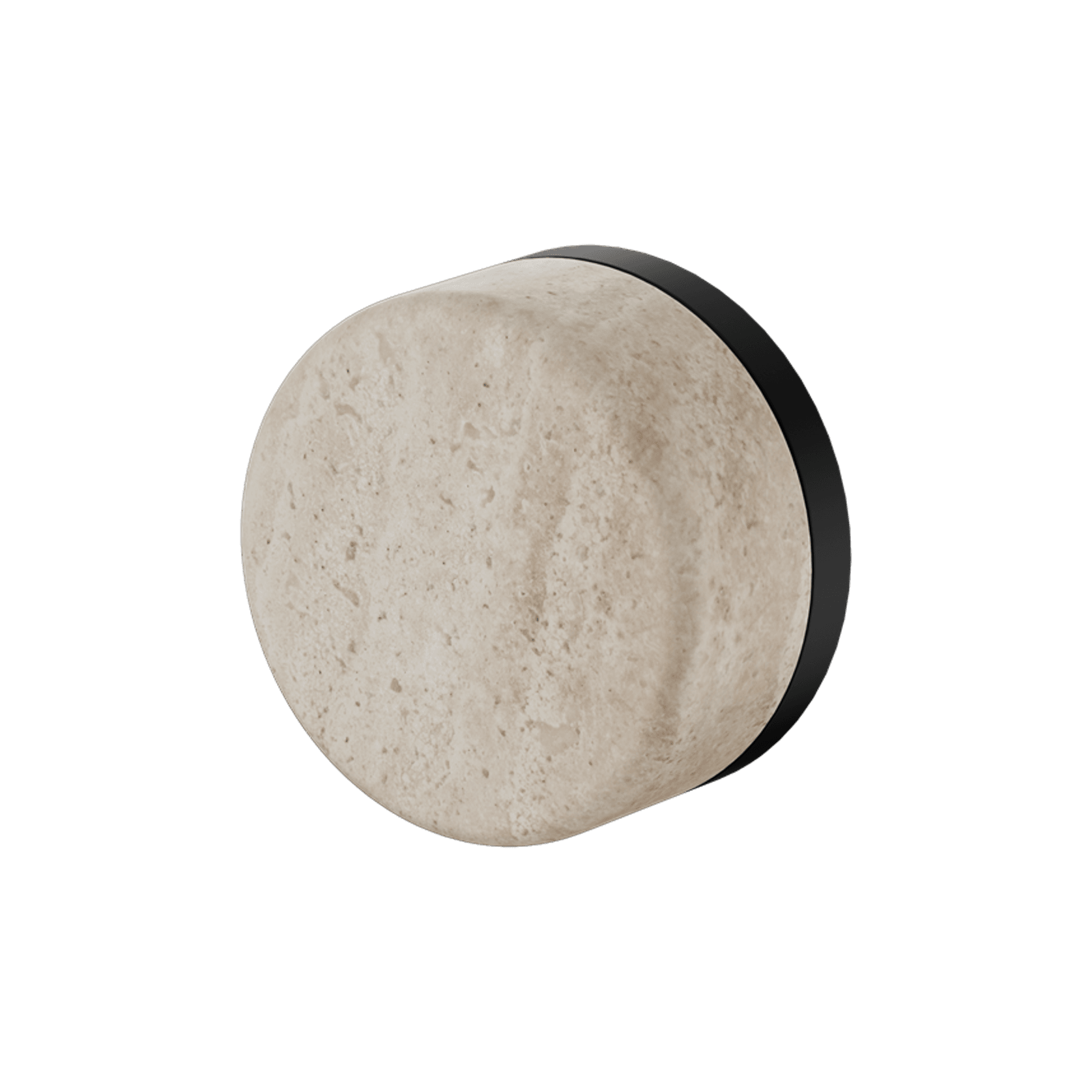 Serenity Shower Mixer Rome Travertine Handle Matte Black gallery detail image