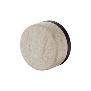 Serenity Shower Mixer Rome Travertine Handle Matte Black gallery detail image