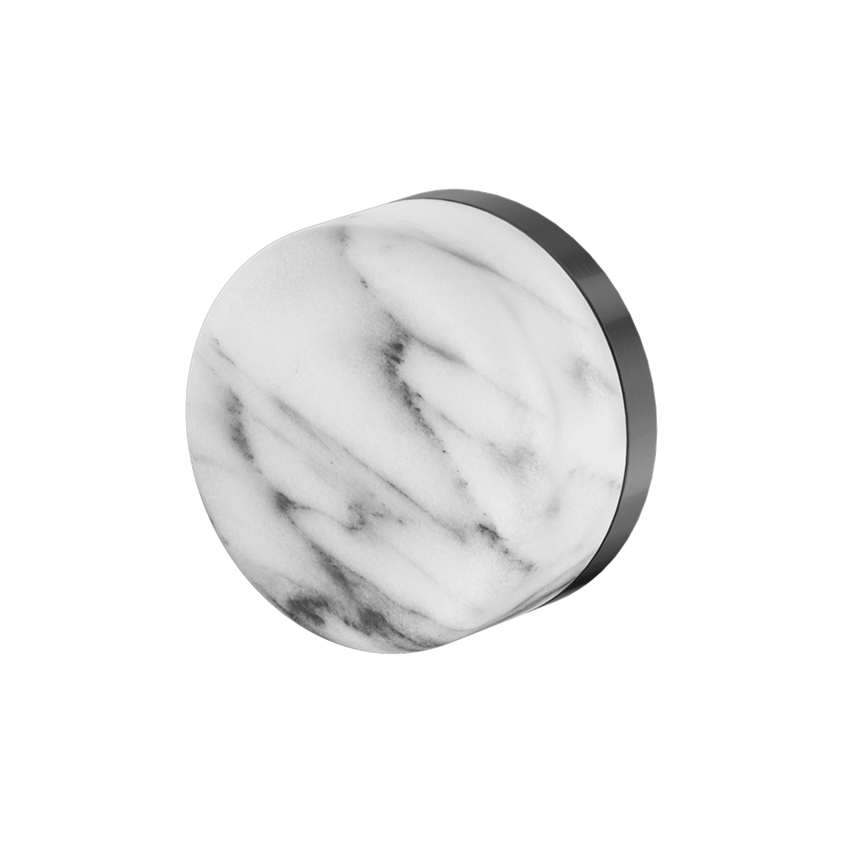 Serenity Shower Mixer Arabescato Corchia Handle Gun Metal gallery detail image