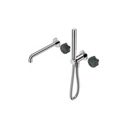 Serenity Shower System Spout Verde Alpi Handle And Slim Shower Chrome gallery detail image