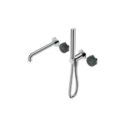 Serenity Shower System Spout Verde Alpi Handle And Slim Shower Chrome gallery detail image