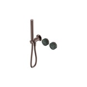 Serenity Shower System Verde Alpi Handle And Slim Shower Brushed Bronze gallery detail image