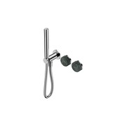 Serenity Shower System Verde Alpi Handle And Slim Shower Chrome gallery detail image