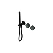 Serenity Shower System Verde Alpi Handle And Slim Shower Matte Black gallery detail image
