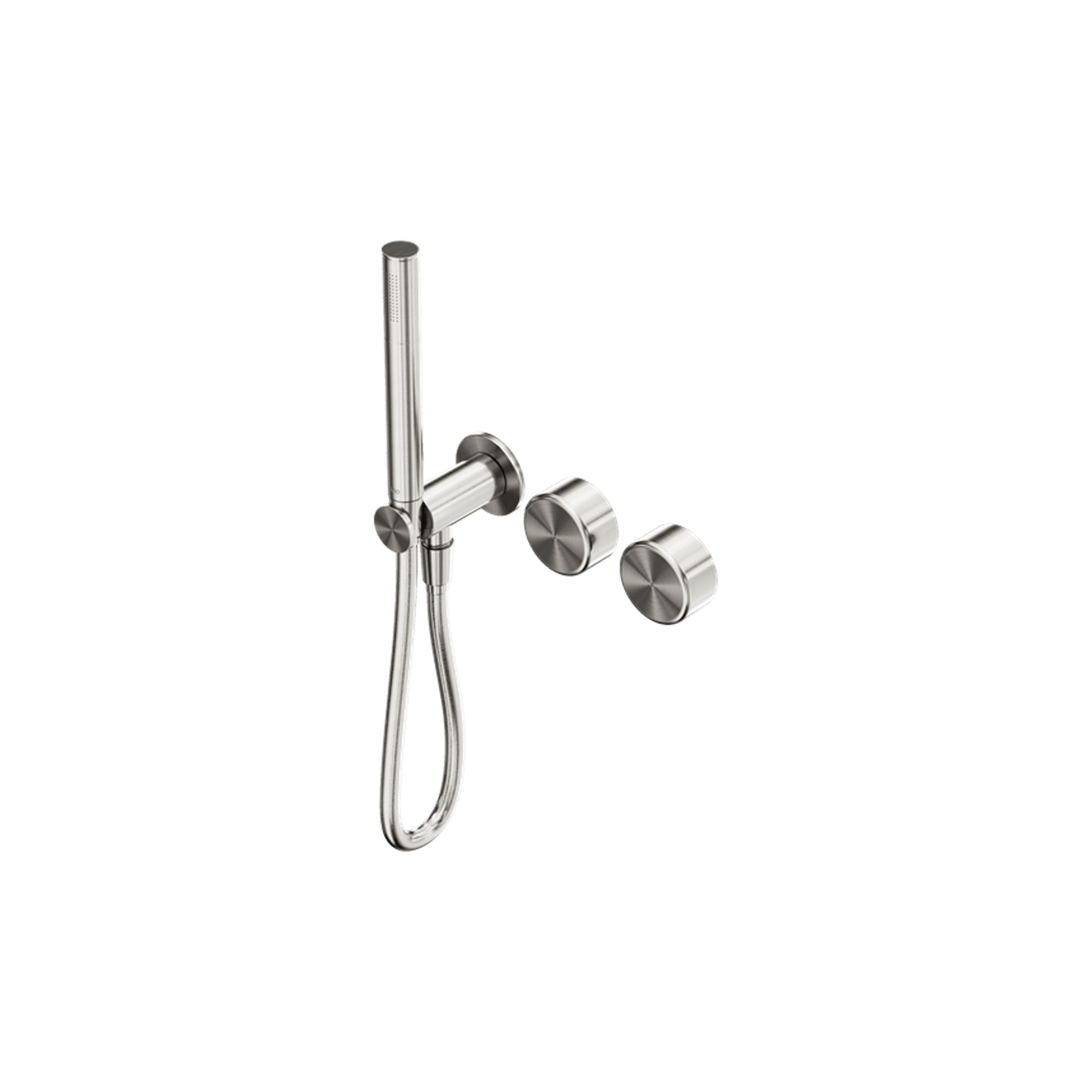 Serenity Shower System Metal Handle And Slim Shower Brushed Nickel gallery detail image