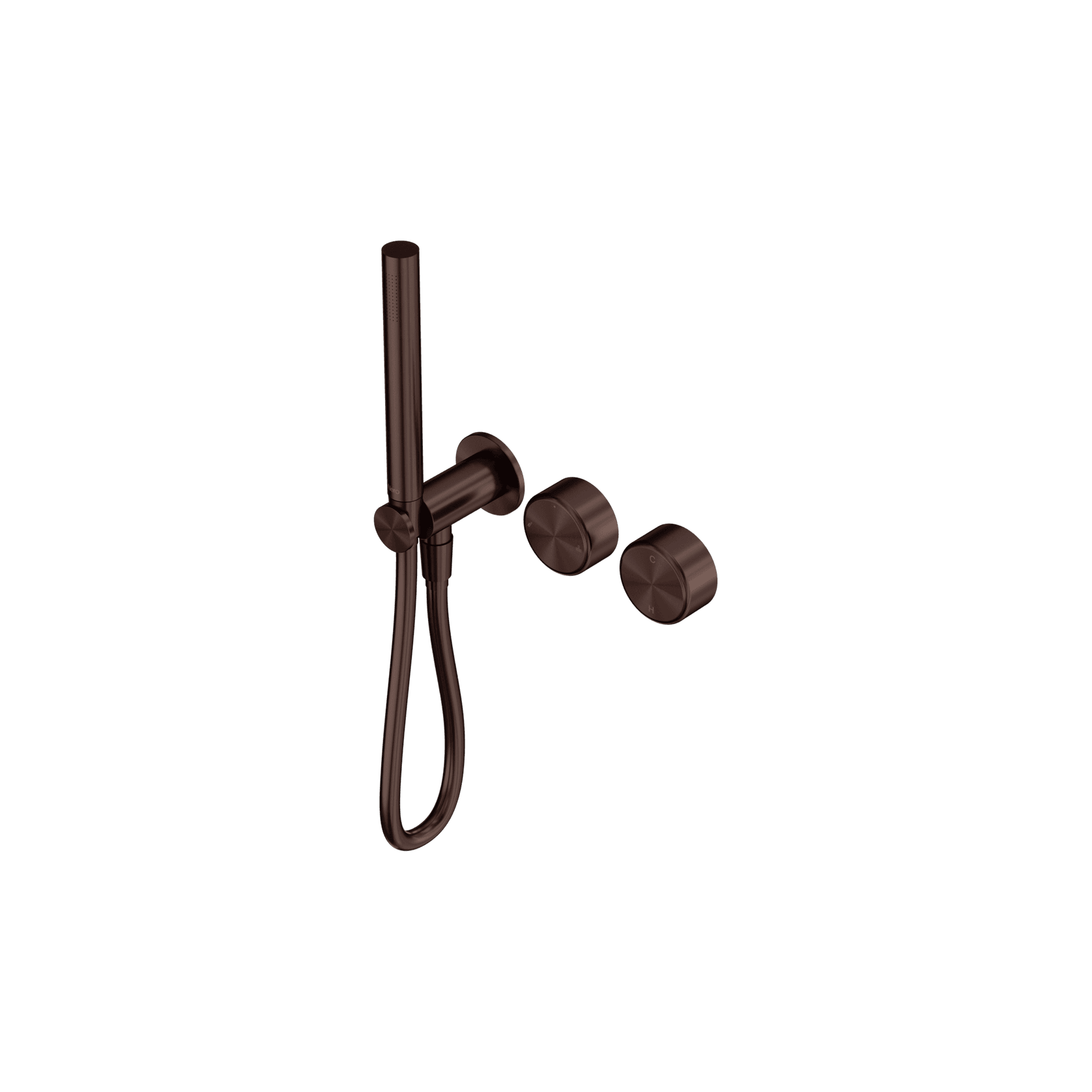 Serenity Progressive Shower System With Metal Handle And Slim Shower Rome Bronze gallery detail image