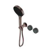 Serenity Shower System Verde Alpi Handle And Serenity Hand Shower Brushed Bronze gallery detail image