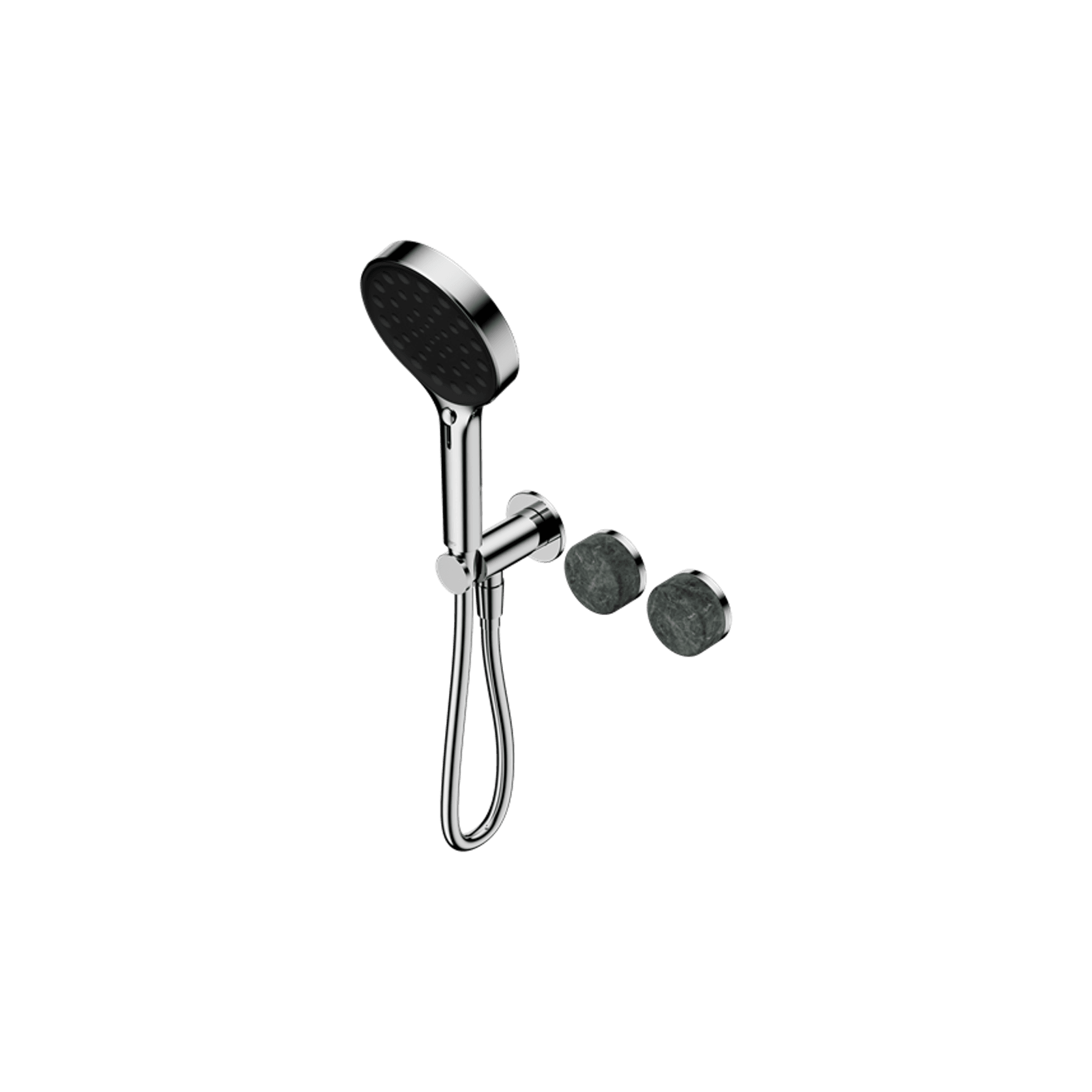 Serenity Shower System Verde Alpi Handle And Serenity Hand Shower Chrome gallery detail image