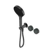 Serenity Shower System Verde Alpi Handle And Serenity Hand Shower Gun Metal gallery detail image