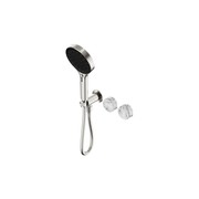 Serenity Shower System Arabescato Corchia Handle And Serenity Hand Shower Brushed Nickel gallery detail image