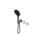 Serenity Shower System Arabescato Corchia Handle And Serenity Hand Shower Gun Metal gallery detail image