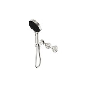 Serenity Shower System Metal Handle And Serenity Hand Shower Brushed Nickel gallery detail image