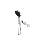 Serenity Shower System Metal Handle And Serenity Hand Shower Brushed Nickel gallery detail image