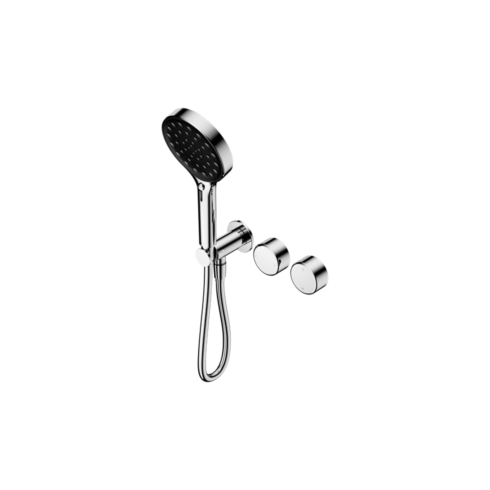 Serenity Shower System Metal Handle And Serenity Hand Shower Chrome gallery detail image