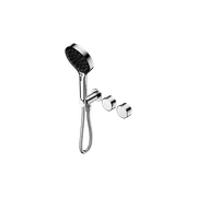 Serenity Shower System Metal Handle And Serenity Hand Shower Chrome gallery detail image