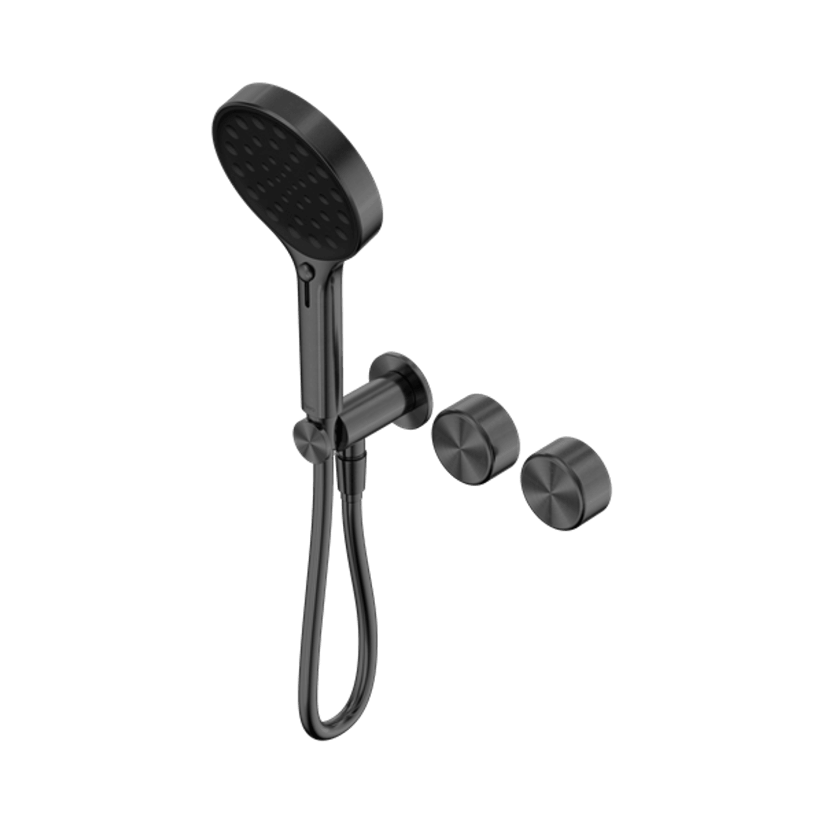 Serenity Shower System Metal Handle And Serenity Hand Shower Gun Metal gallery detail image