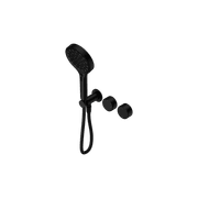 Serenity Shower System Metal Handle And Serenity Hand Shower Matte Black gallery detail image