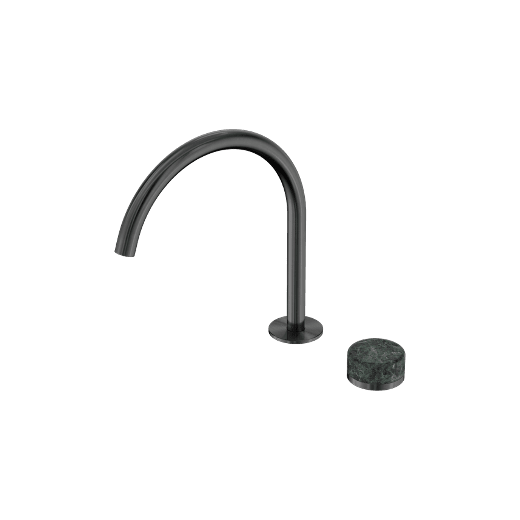 Serenity Bath/Kitchen Mixer Arc Spout Verde Alpi Handle Gun Metal gallery detail image