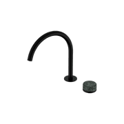 Serenity Bath/Kitchen Mixer Arc Spout Verde Alpi Handle Matte Black gallery detail image
