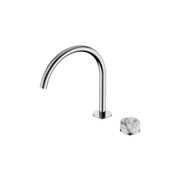 Serenity Bath/Kitchen Mixer Arc Spout Arabescato Corchia Handle Chrome gallery detail image