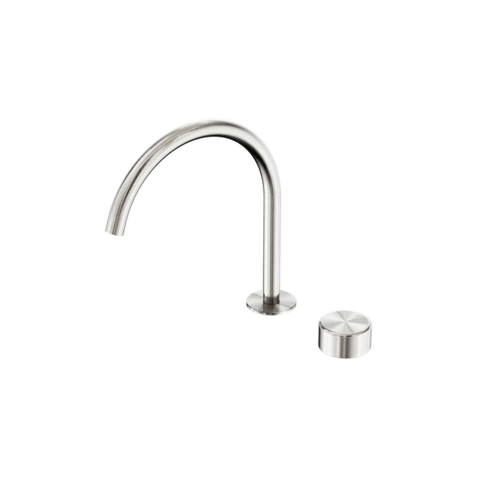Serenity Bath/Kitchen Mixer Arc Spout Metal Handle Brushed Nickel gallery detail image