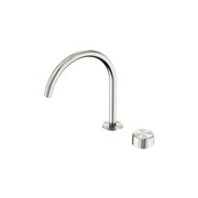 Serenity Bath/Kitchen Mixer Arc Spout Metal Handle Brushed Nickel gallery detail image