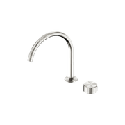Serenity Bath/Kitchen Mixer Arc Spout Metal Handle Brushed Nickel gallery detail image