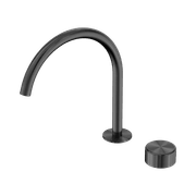 Serenity Bath/Kitchen Mixer Arc Spout Metal Handle Gun Metal gallery detail image