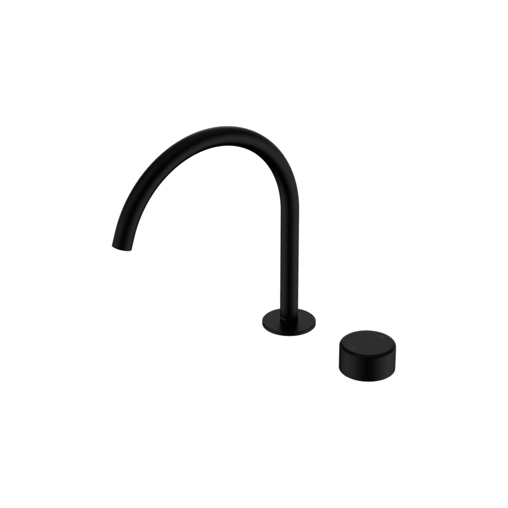 Serenity Bath/Kitchen Mixer Arc Spout Metal Handle Matte Black gallery detail image