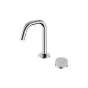 Serenity Basin Mixer Edge Spout Carrara Handle Chrome gallery detail image