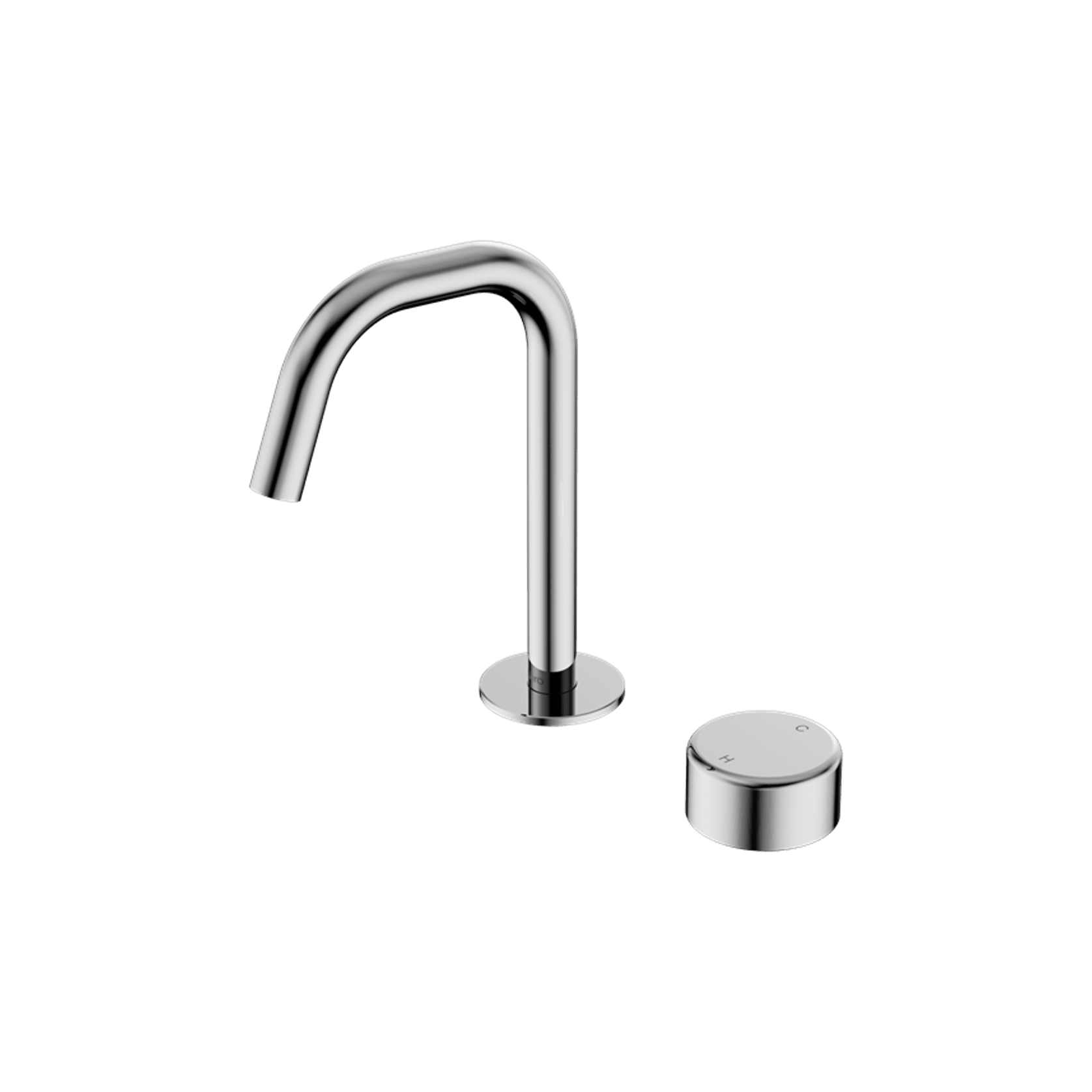 Serenity Basin Mixer Edge Spout Metal Handle Chrome gallery detail image