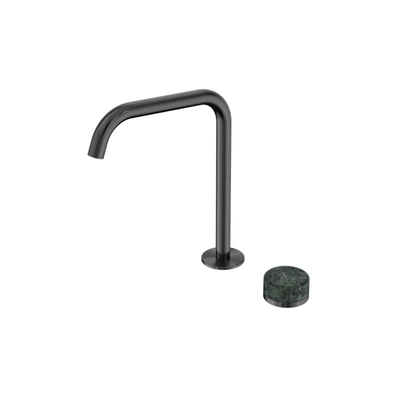 Serenity Bath/Kitchen Mixer Edge Spout Verde Alpi Handle Gun Metal gallery detail image