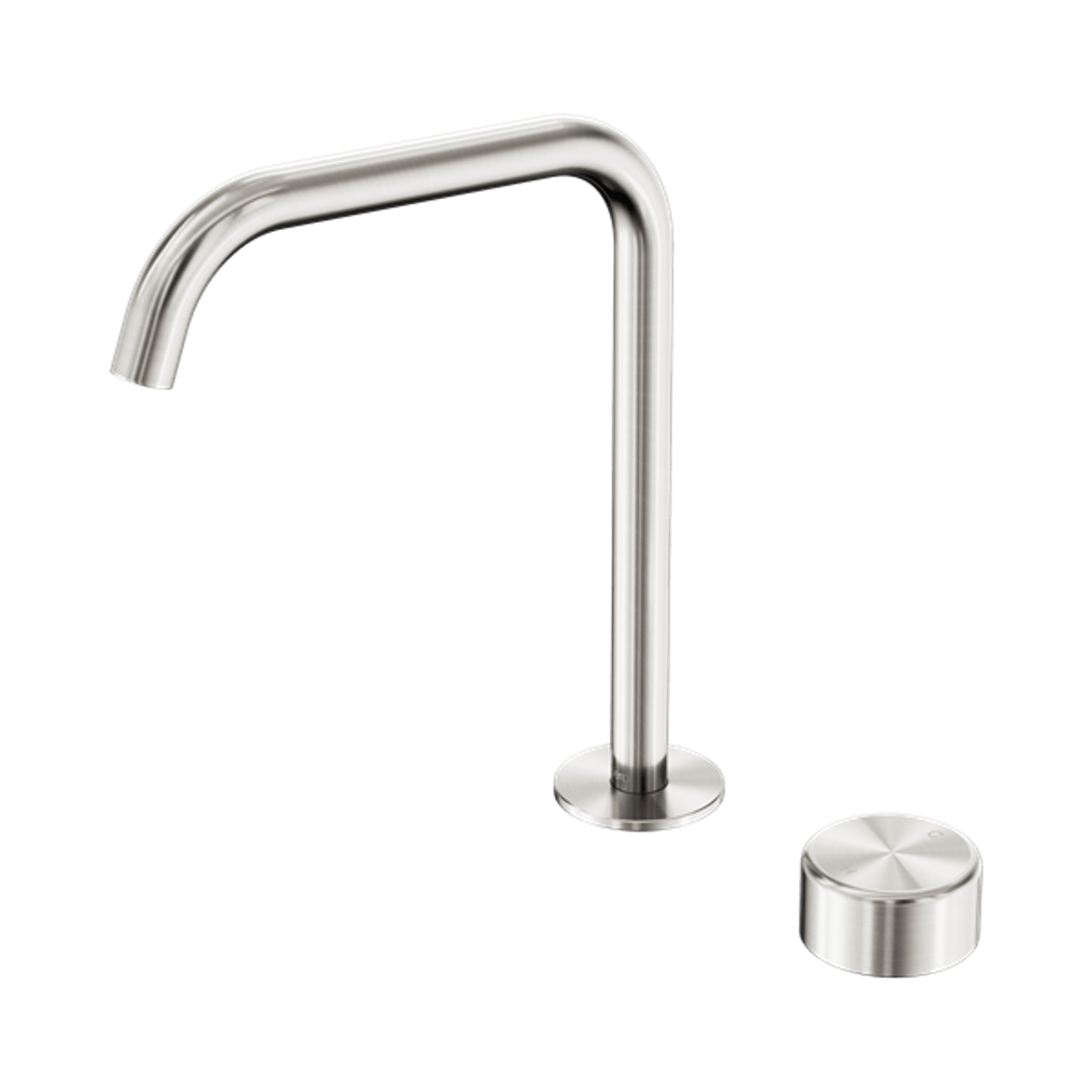 Serenity Bath/Kitchen Mixer Edge Spout Metal Handle Brushed Nickel gallery detail image