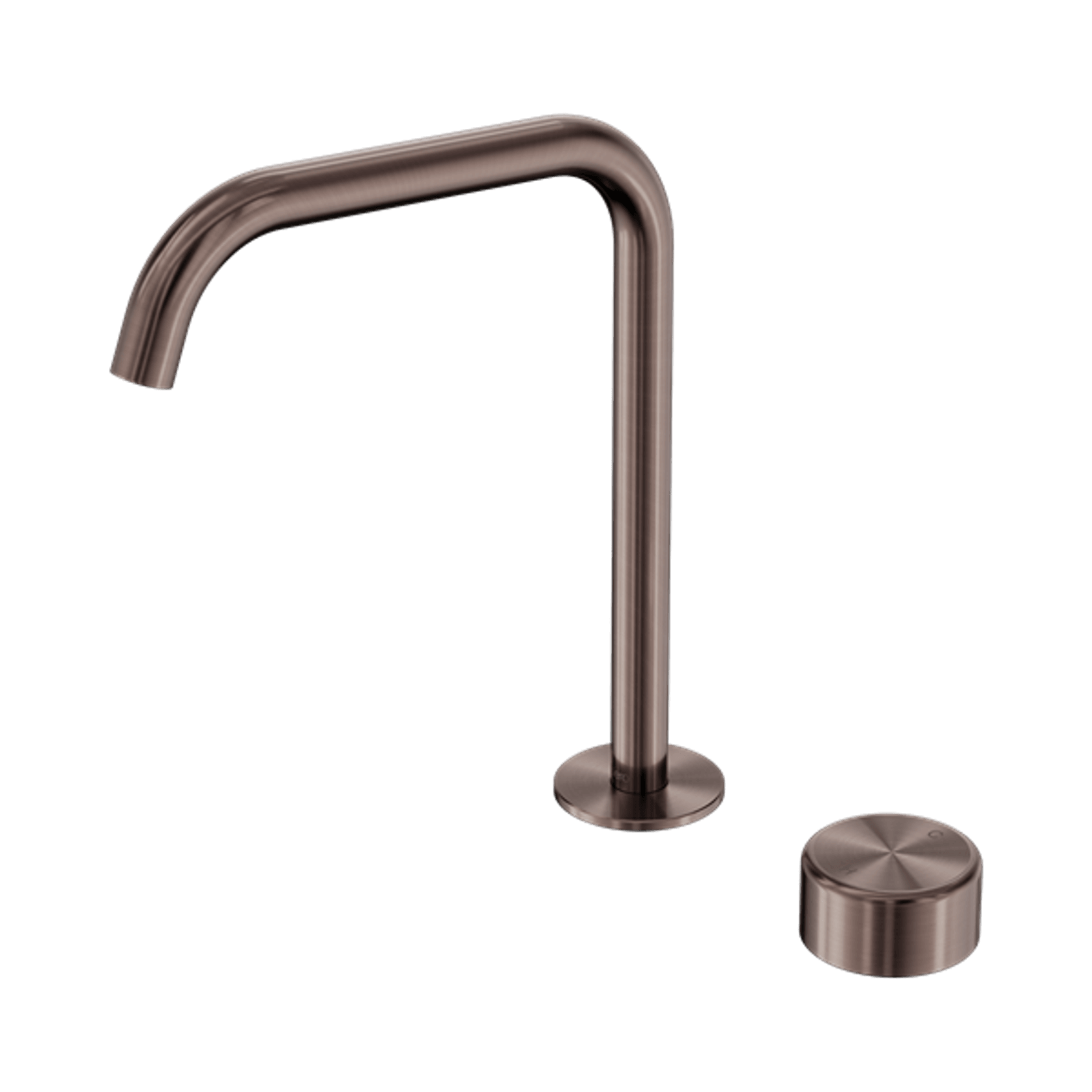 Serenity Bath/Kitchen Mixer Edge Spout Metal Handle Brushed Bronze gallery detail image
