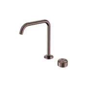 Serenity Bath/Kitchen Mixer Edge Spout Metal Handle Brushed Bronze gallery detail image