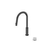 Serenity pull out kitchen Set Carrara Handle Gun Metal gallery detail image
