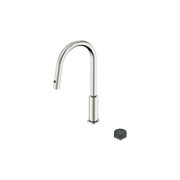 Serenity pull out kitchen Set Verde Alpi Handle Brushed Nickel gallery detail image